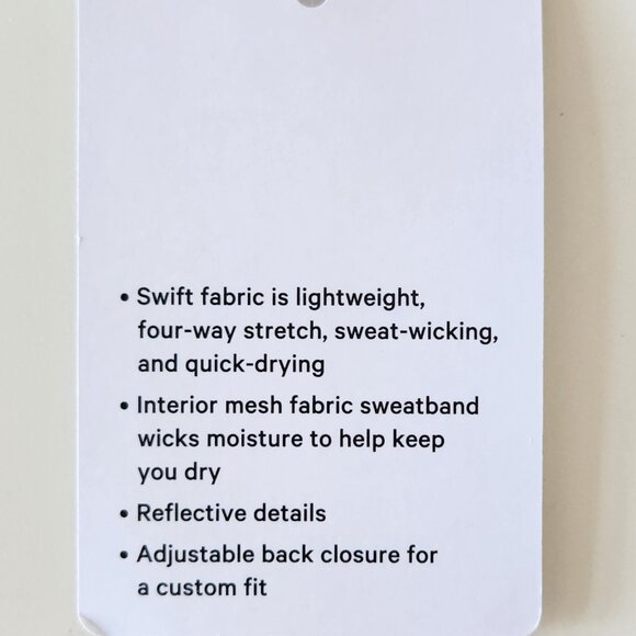 NWT LULULEMON SCGL Green LTWT Adjustable Closure Women's F&F Run Hat OS - Picture 9 of 9